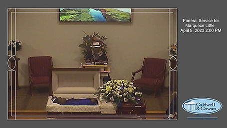 Funeral Service for Marquece Little